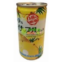 日本新加利亞100%菠蘿汁190ml迷你罐